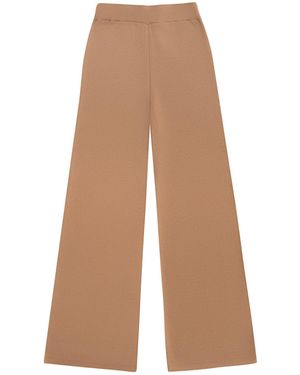 Peraluna Denise Culotte Knitted Trouser - Brown