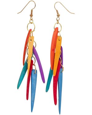 Mokuyobi Fiesta Vintage Earrings - Multicolour