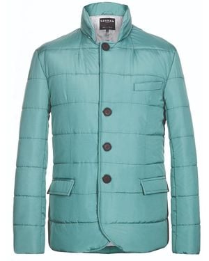 Seren London Puffer Suit Jacket - Blue