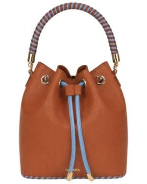 Saonara Brand Bucket Bag Caramel Sky Leather - Brown