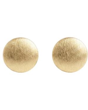 Gutta Design Point Earring Plated - Metallic