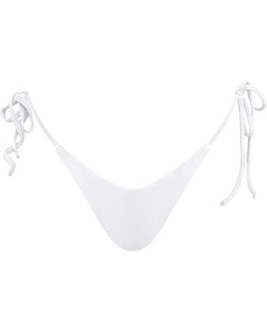 Mihara Kehlani Thong Bikini Bottoms - White