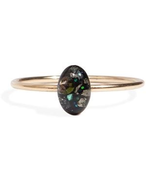 Kate Koel Dainty Stacking Ring — Oval Gemstone Ring - Natural