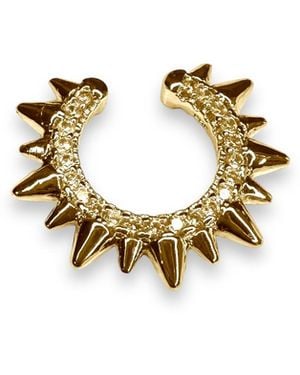 Jagged Halo Jewelry Jagged Ear Cuff - Metallic