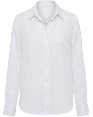 Monlicia Colette Basic Lyocell Shirt - White