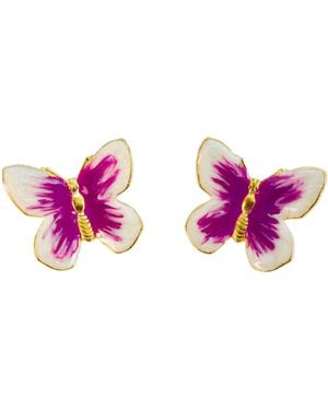 The Pink Reef Small Glassine Butterfly - Pink