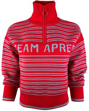 Team Event Team Après Jacquard Striped Après Ski Sweater, /Ice - Red