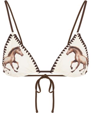 Wild Lovers Howdy Bikini Top - Metallic