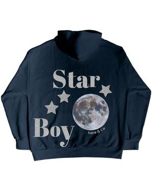 Aura & Co Star Boy Hoodie - Blue