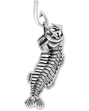 Ware Collective Catch Skeletal Fish Pendant - Metallic