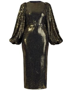 Meem Label Willow Sequin Dress - Black