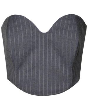 AGGI by HALEWSKI Lara Downtown Corset Top - Grey