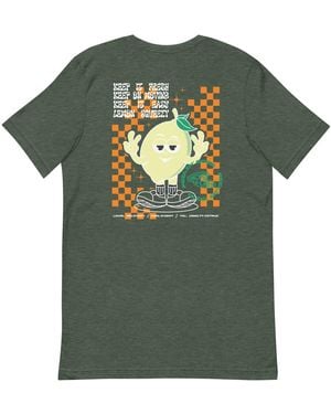 Anchor and Crew Forest Lemon Fresh Dial-A-Local Organic Cotton T-Shirt - Green