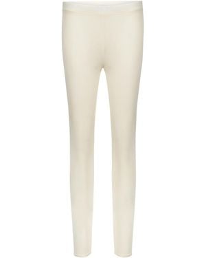 Egyptian Blue Neutrals Ivory Leggings - Natural
