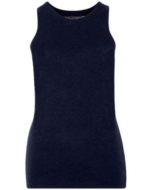 Paul James Knitwear Midweight Merino Activewear Training Asteria Vest - Blue