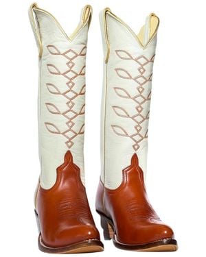 Fraulein Boot Company Burnt Gameday Cowboy Boot - Brown