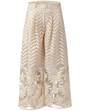 Rêve De Rive Neutrals Palazzo Pants - Natural