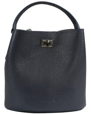 Hamel Atelier Riva Leather Crossbody Bag - Blue
