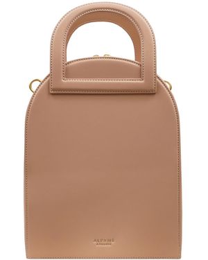 ALKEME ATELIER Neutrals Earth Arch Satchel - Brown