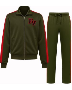 Freak Vault Oliveperry Tracksuit Set - Green