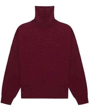 PLACE OF ELMS Barolo Turtleneck Jumper - Purple