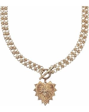 IN CAUDA VENENUM Freya Necklace - Metallic