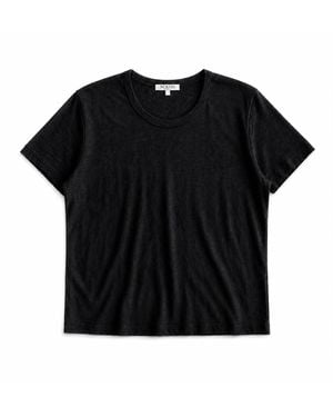 NOEND Cotton Modal Slub Crew Tee - Black