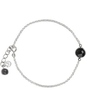 The Jewellery Store London Onyx Chain Bracelet - Metallic