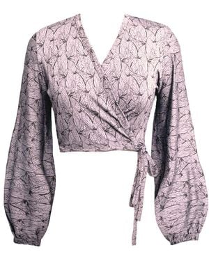 Frock Tales Kenza Wrap Top - Purple
