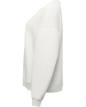 Ocio Leisurewear Oversized Crewneck - White