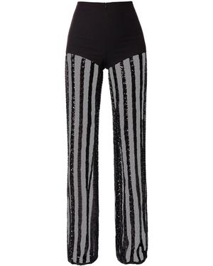 AGGI by HALEWSKI Lynette Magic Sequin Pants - Black