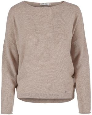 tirillm Ally Cashmere Boatneck Pullover - Grey