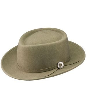 Jamie Slye Hats + Accessories Noble Wool Fedora Hat - Green