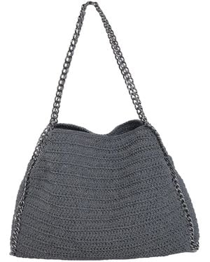 N'Onat City Chain Hand Crochet Tote Bag - Gray