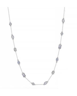 Shaded the Label Sorcha Diamond Necklace - Metallic