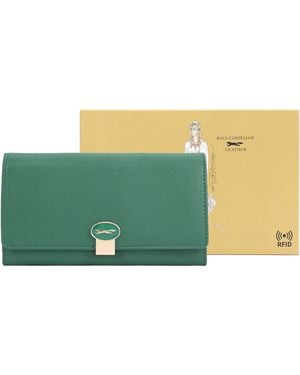 Paul Costelloe Claire Leather Purse - Green