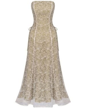 Elsava Bloom Corset Dress - Natural