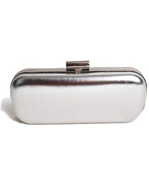 Springmoonatelier Metallic Clutch Bag – Small Size, Big Elegance - White