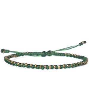 Harbour UK Bracelets Rope And Bronze Bracelet - Green