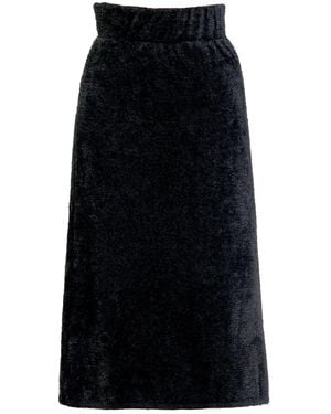 Maison Bogomil High-Waisted Knit Skirt - Black