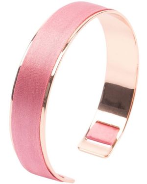 LE COLONEL Blush Silk Bracelet Rose - Pink