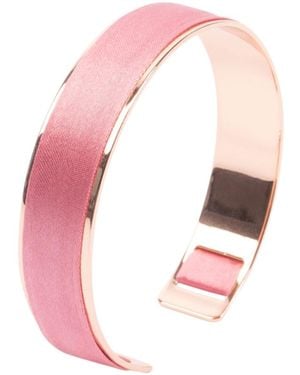 LE COLONEL Blush Silk Bracelet Rose - Pink