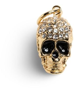 Jagged Halo Jewelry Lucy Skull Charm - Metallic