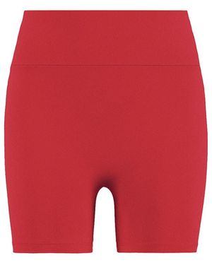Yes Flâneuse Hailey Ruffles Edition Silky Soft Mini Leggings Chinese - Red