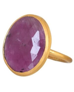Opium Jewels Cocktail Ring - Purple