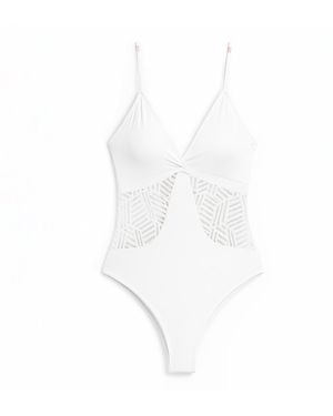 Zelf Intimates Moonlight Bodysuit Recycled - White