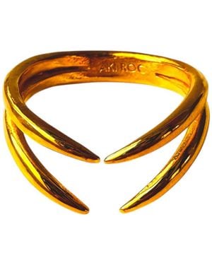Aki Roc Jewelry The Hug Ring - Metallic