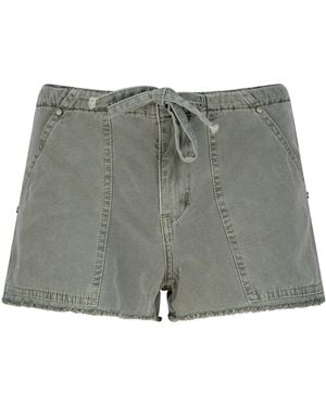 Love and Nostalgia Tom Boy Short - Gray