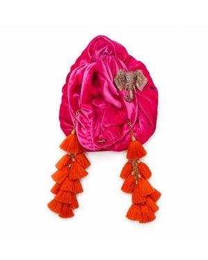 Julia Clancey Nellita Hotty Chacha Turban - Red