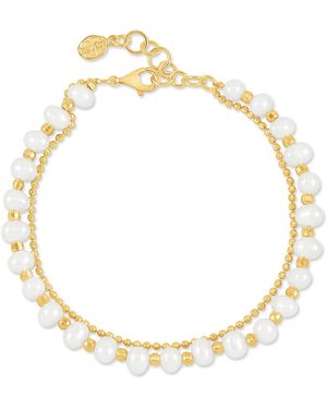 Dower & Hall Freshwater Timeless Orissa Pearl Bracelet - Metallic